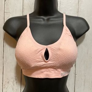 Body Glove Stretch Lightly Padded Pink Bra Size Medium Soft